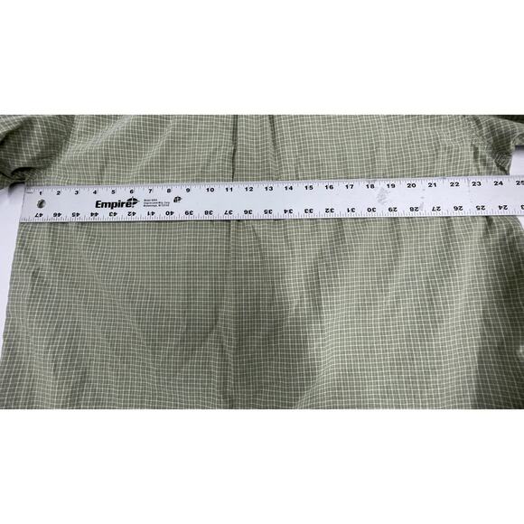 Columbia Button Shirt Mens Size Large Green Plaid 100% Cotton Outdoor Gorpcore - Picture 5 of 7